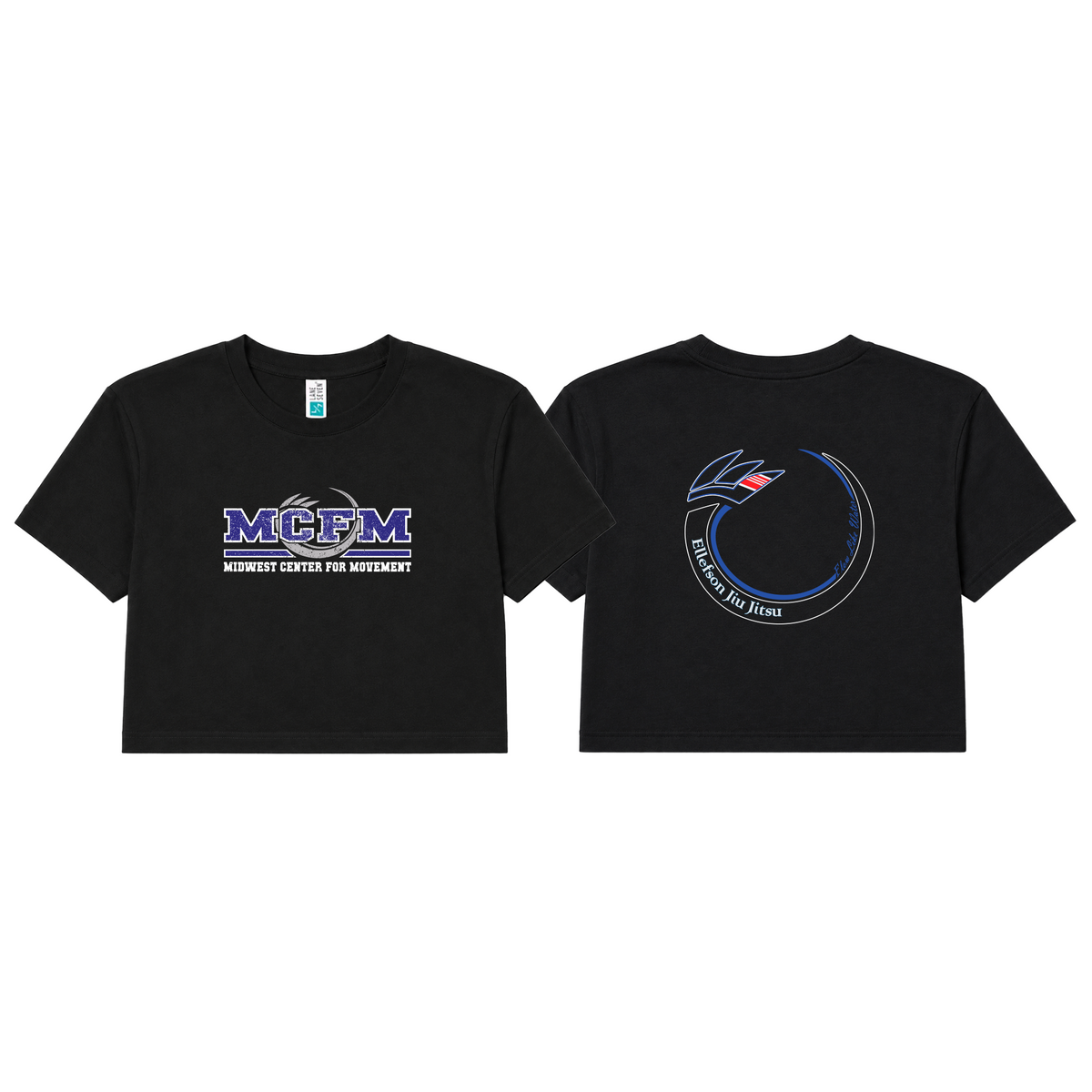 Black Academy Women's Cropped Shirts