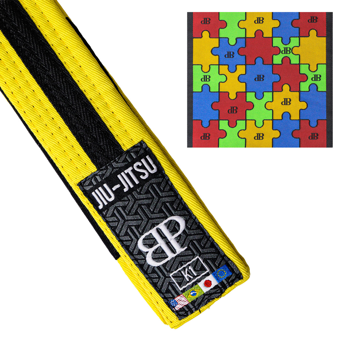 Break Point Jiu-Jitsu Autism Awareness Belt - AVAILABLE IN ALL COLORS
