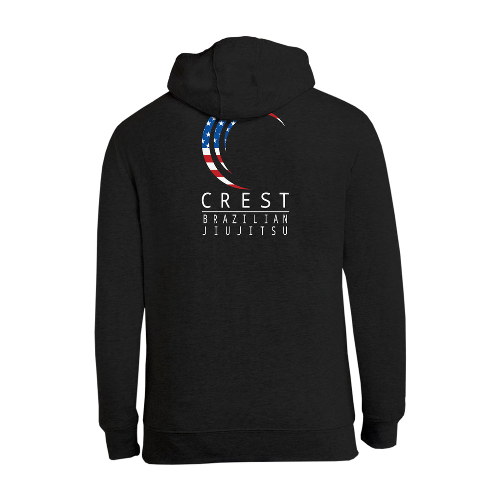 Crest Brazilian Jiu Jitsu Academy Zip-Up Hoodies #8008 B