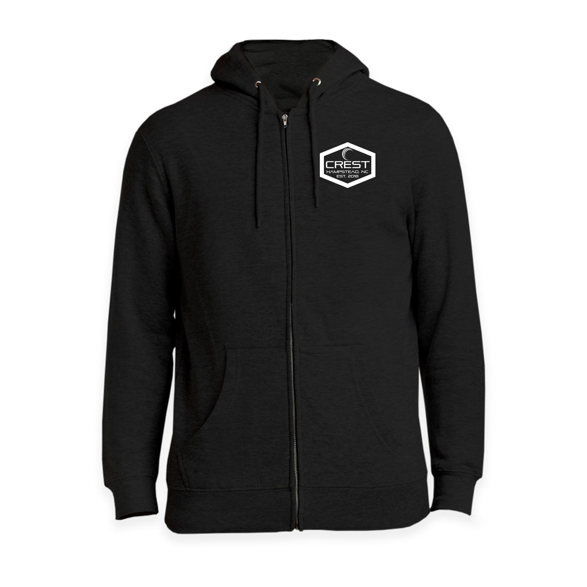 Crest Brazilian Jiu Jitsu Academy Zip-Up Hoodies #8008 B