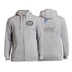 Crest Brazilian Jiu Jitsu Academy Zip-Up Hoodies #8008 B