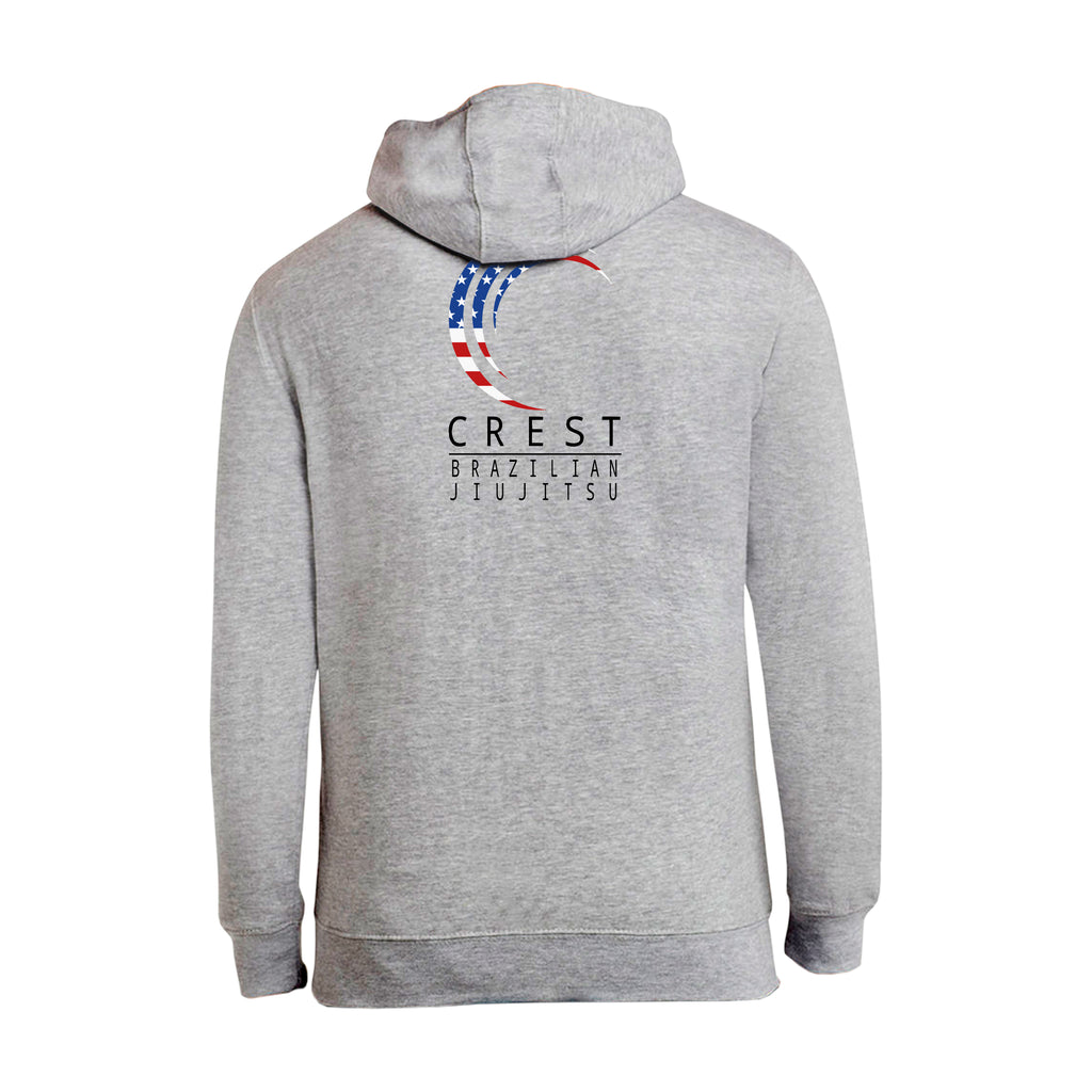 Crest Brazilian Jiu Jitsu Academy Zip-Up Hoodies #8008 B