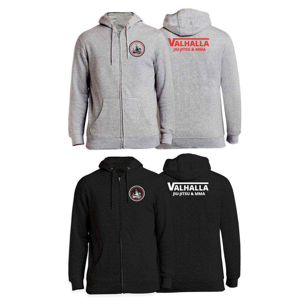 Valhalla Martial Arts Zip-Up Hoodies #8249 D