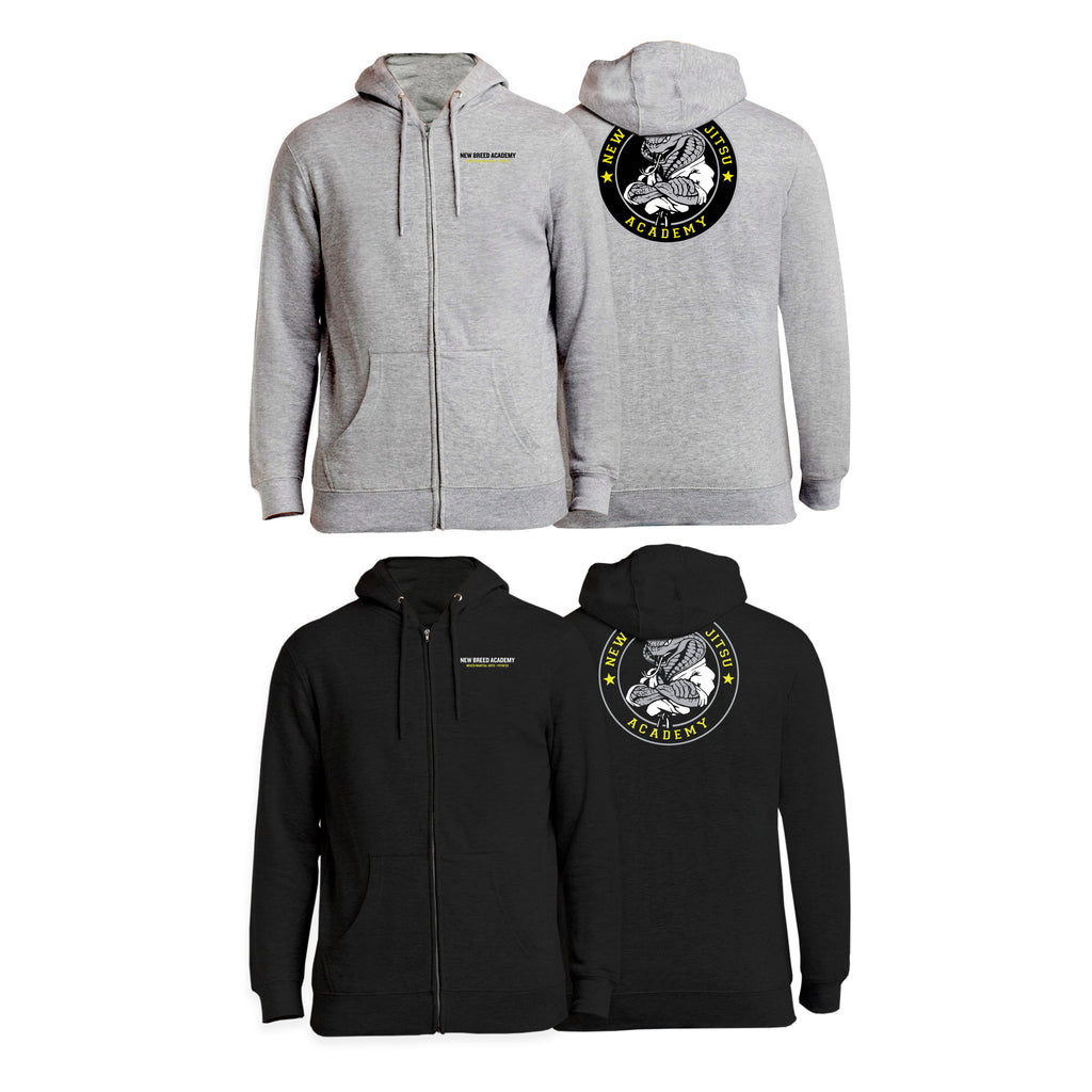 New Breed Academy Zip-Up Hoodies #8009 G