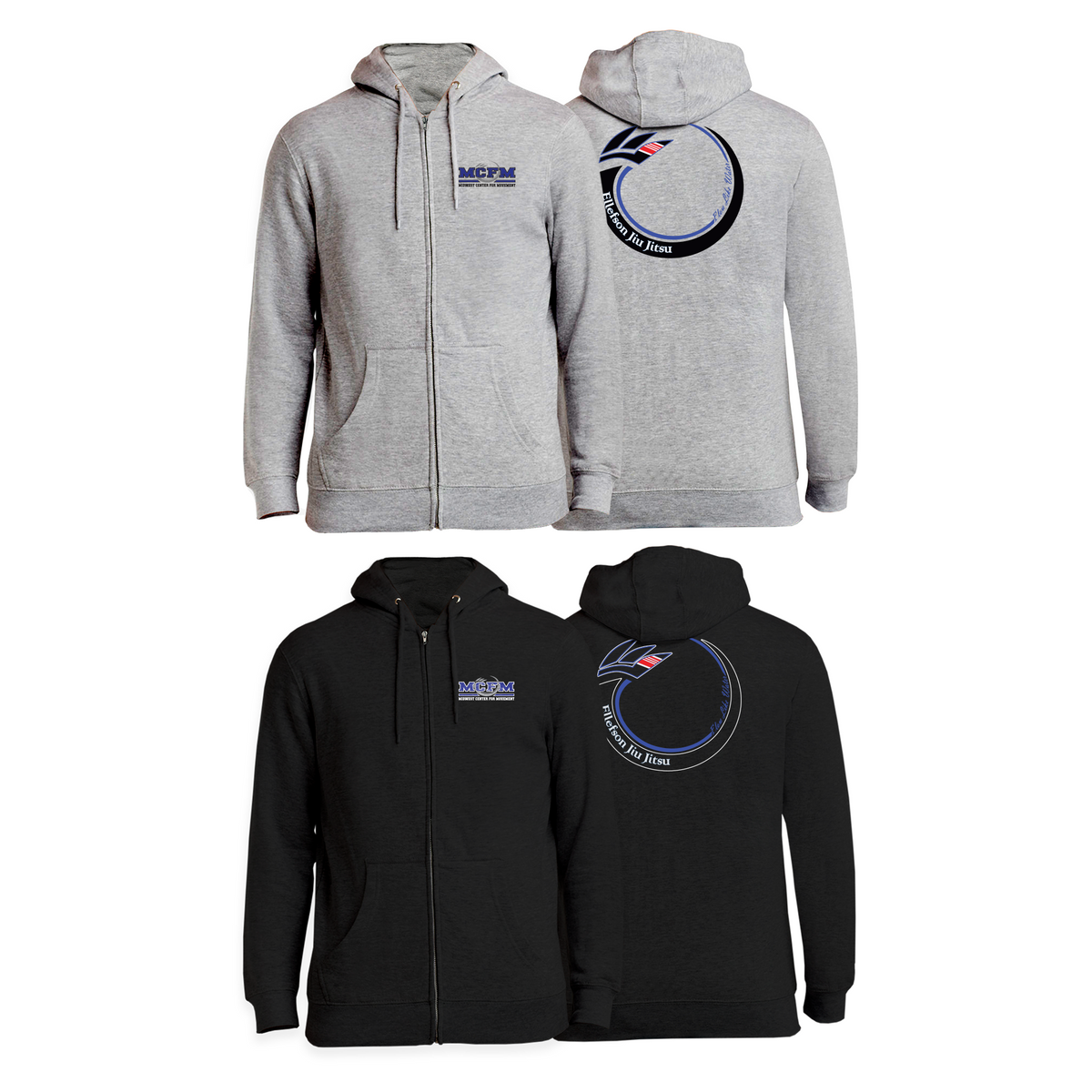 Academy Zip-Up Hoodies