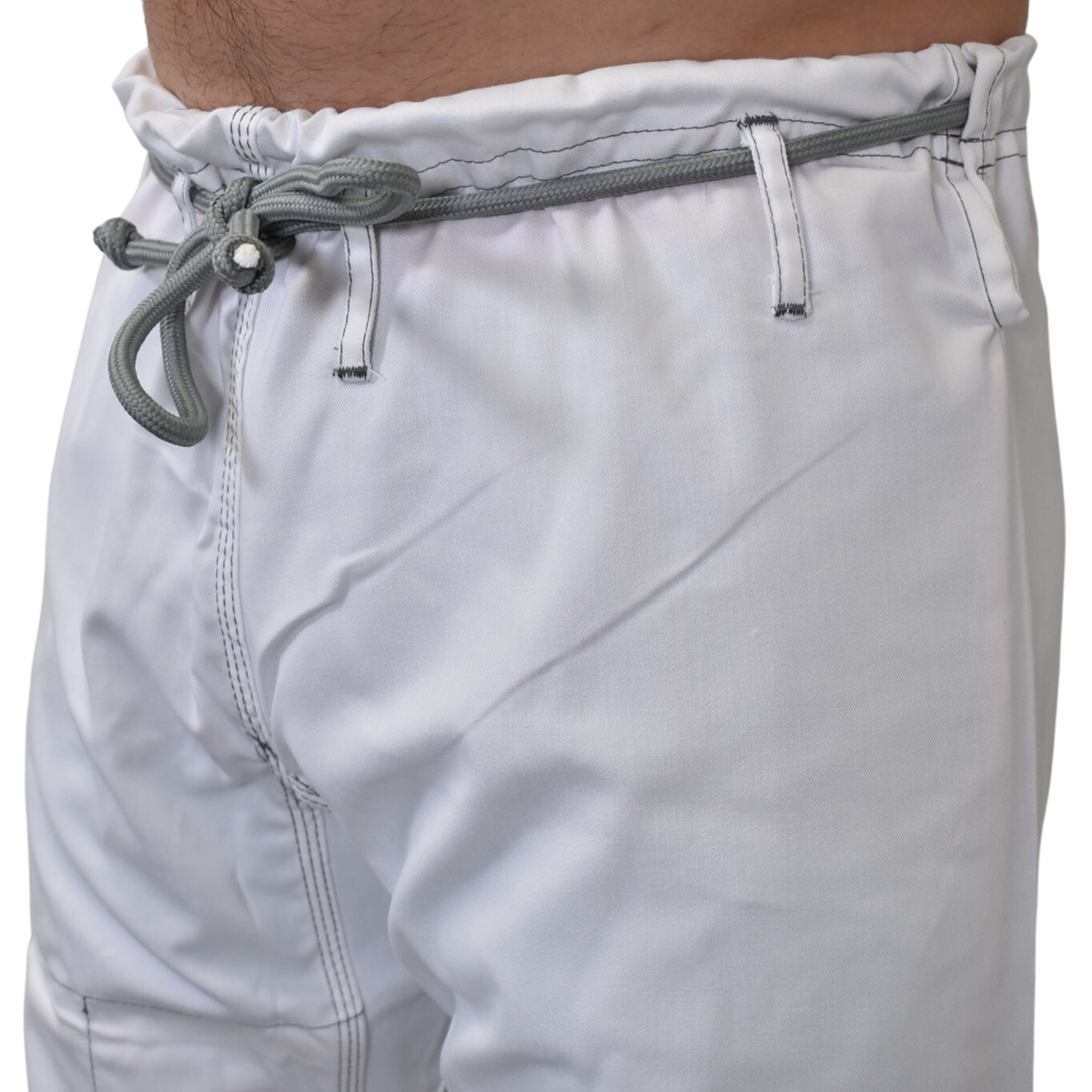 Break Point Academy Jiu Jitsu Pants - White