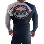 Carlson Gracie B/W Signature Long Sleeve Rash Guard