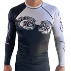 Carlson Gracie B/W Signature Long Sleeve Rash Guard