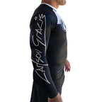 Carlson Gracie B/W Signature Long Sleeve Rash Guard