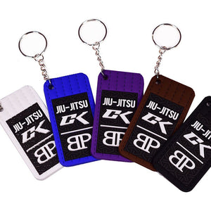 Break Point COLLAB BJJ Belt Keychain - Rubber