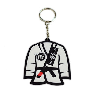 Accessories - Jiu Jitsu Gi Rubber Keychain