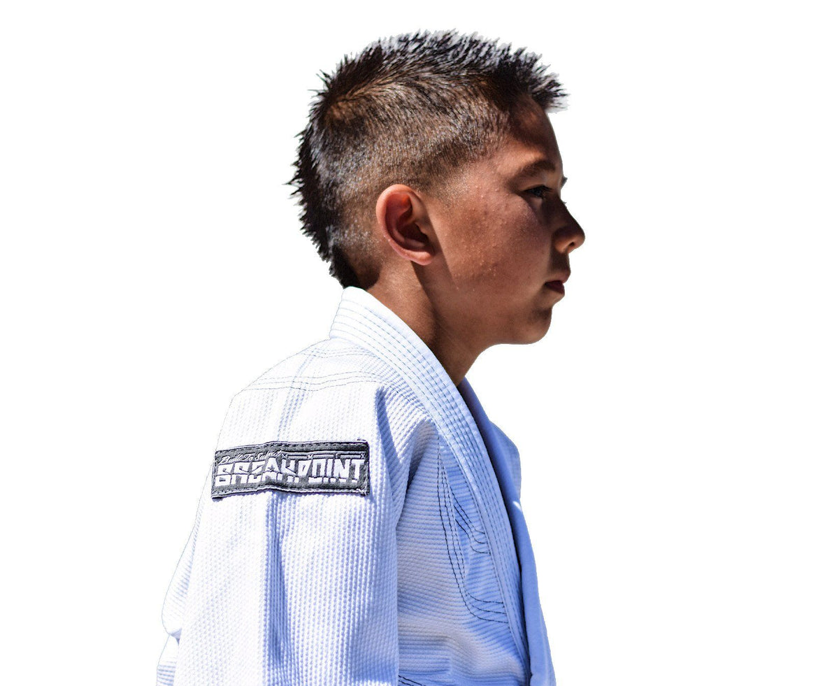 Classic Gis - Break Point Kids Classic Jiu Jitsu Gi - White