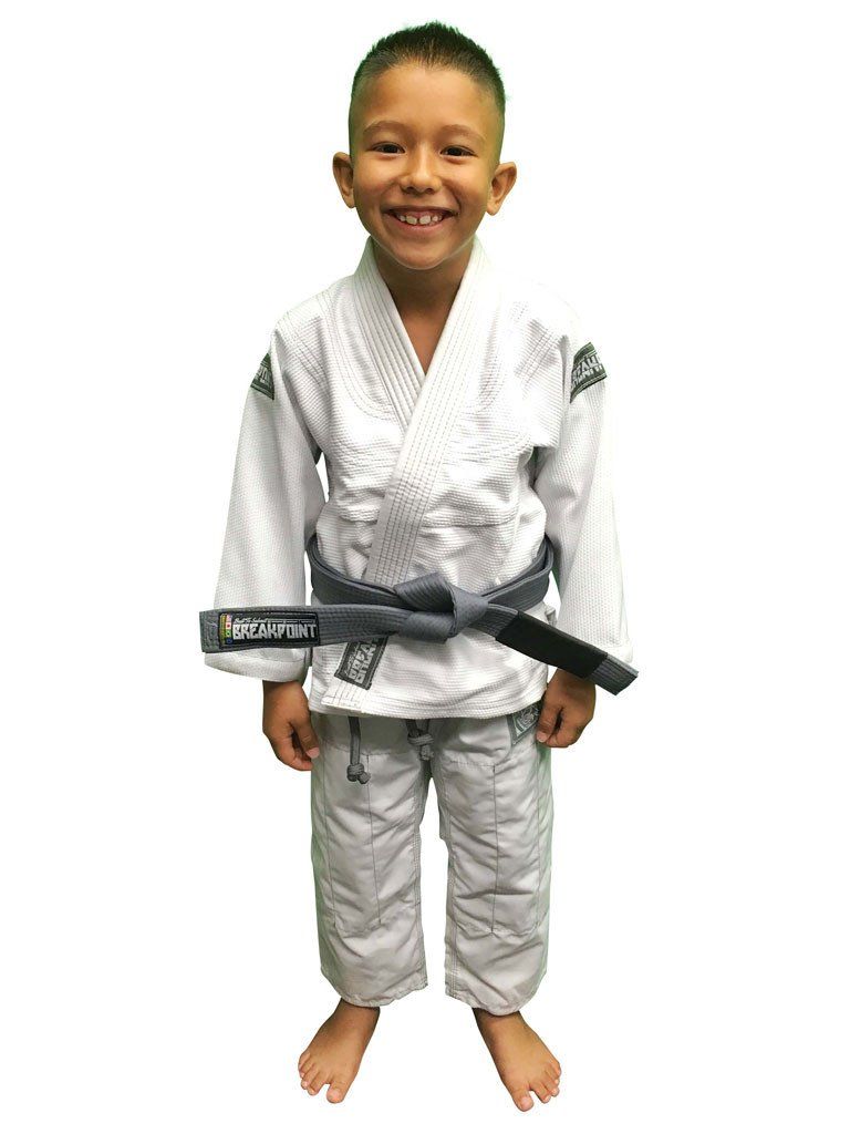 Classic Gis - Break Point Kids Classic Jiu Jitsu Gi - White
