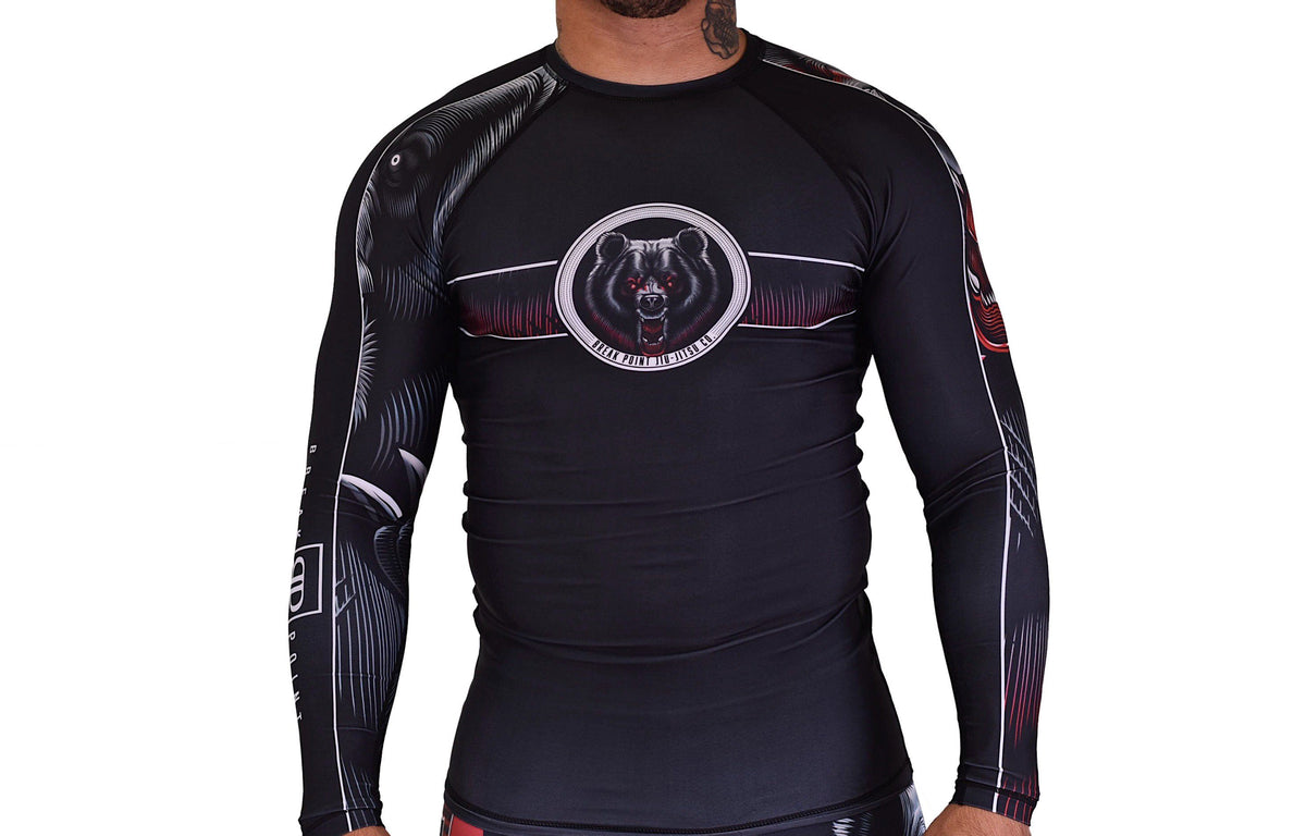 Break Point KIDS Bear Attack V2 Jiu-Jitsu Rash Guard