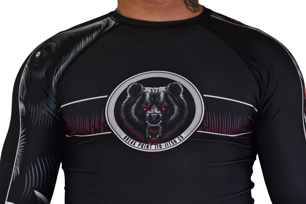 Break Point KIDS Bear Attack V2 Jiu-Jitsu Rash Guard