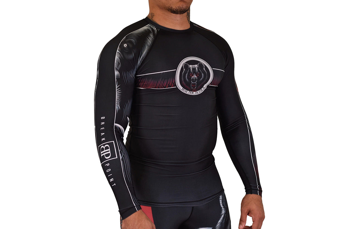 Break Point KIDS Bear Attack V2 Jiu-Jitsu Rash Guard