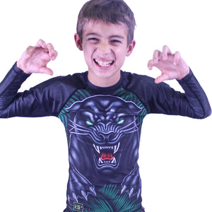 Break Point KIDS Black Panther Jiu-Jitsu Rash Guard