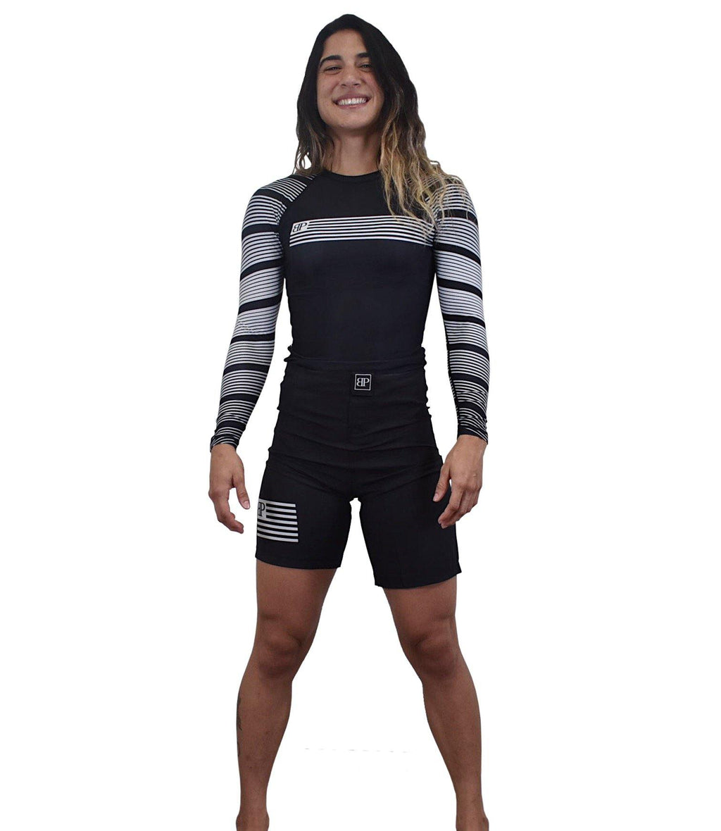 Break Point Order KIDS Rash Guard - White / Black