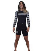 Break Point Order KIDS Rash Guard - White / Black