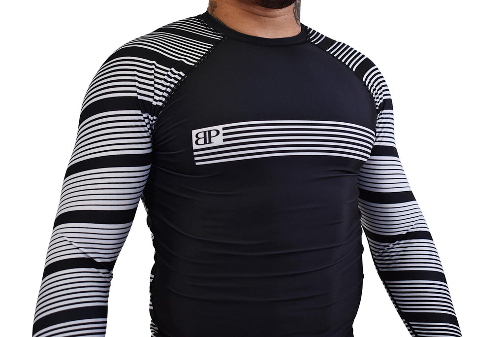 Break Point Order KIDS Rash Guard - White / Black