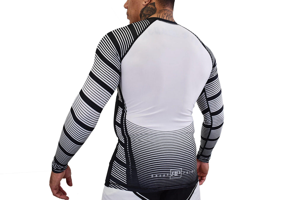 Break Point Order KIDS Rash Guard - White / Black
