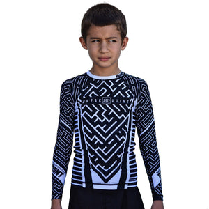 Kids RashGuards - Kids Chaos Jiu Jitsu Rash Guard