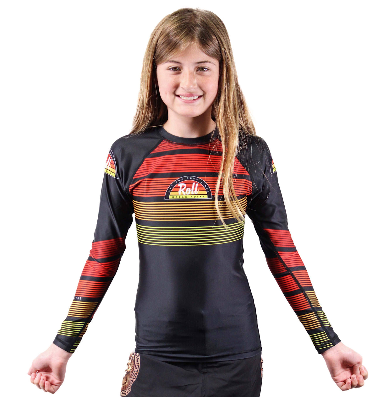 Limited Edition KIDS Break Point Let The Good Times Roll Jiu-Jitsu Rash Guard