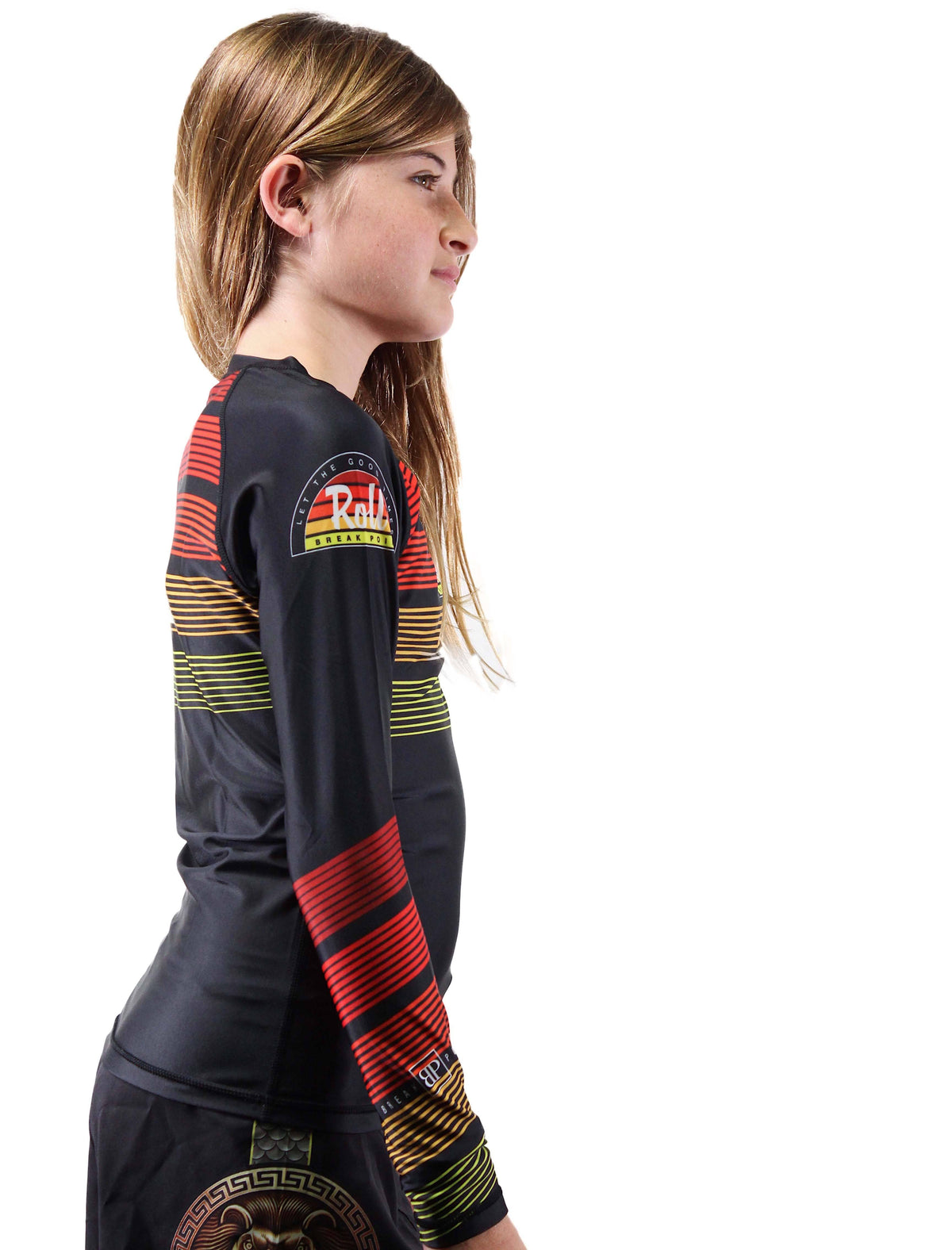 Limited Edition KIDS Break Point Let The Good Times Roll Jiu-Jitsu Rash Guard