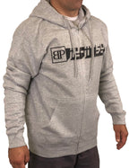 Break Point Jiu-Jitsu Origins Zip Up Hoodie - Heather Gray