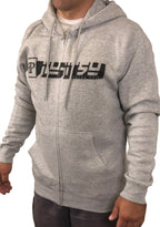 Break Point Jiu-Jitsu Origins Zip Up Hoodie - Heather Gray