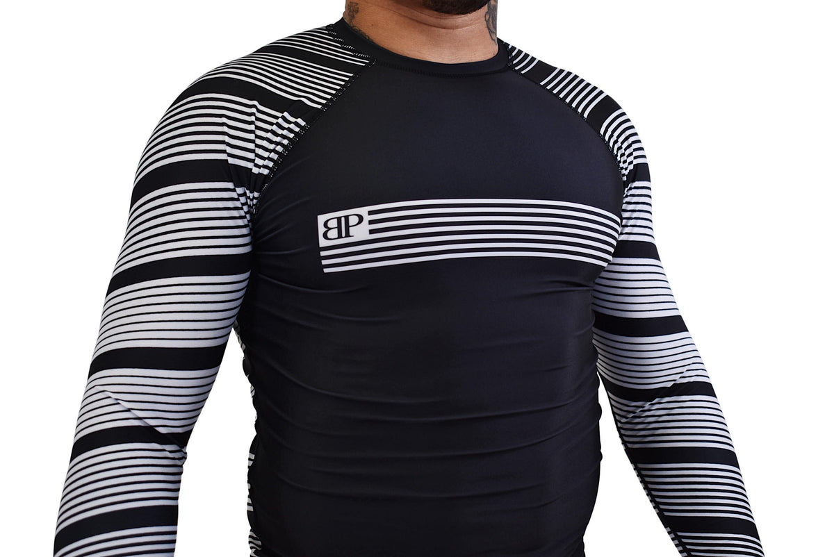 Break Point Order Rash Guard - White / Black