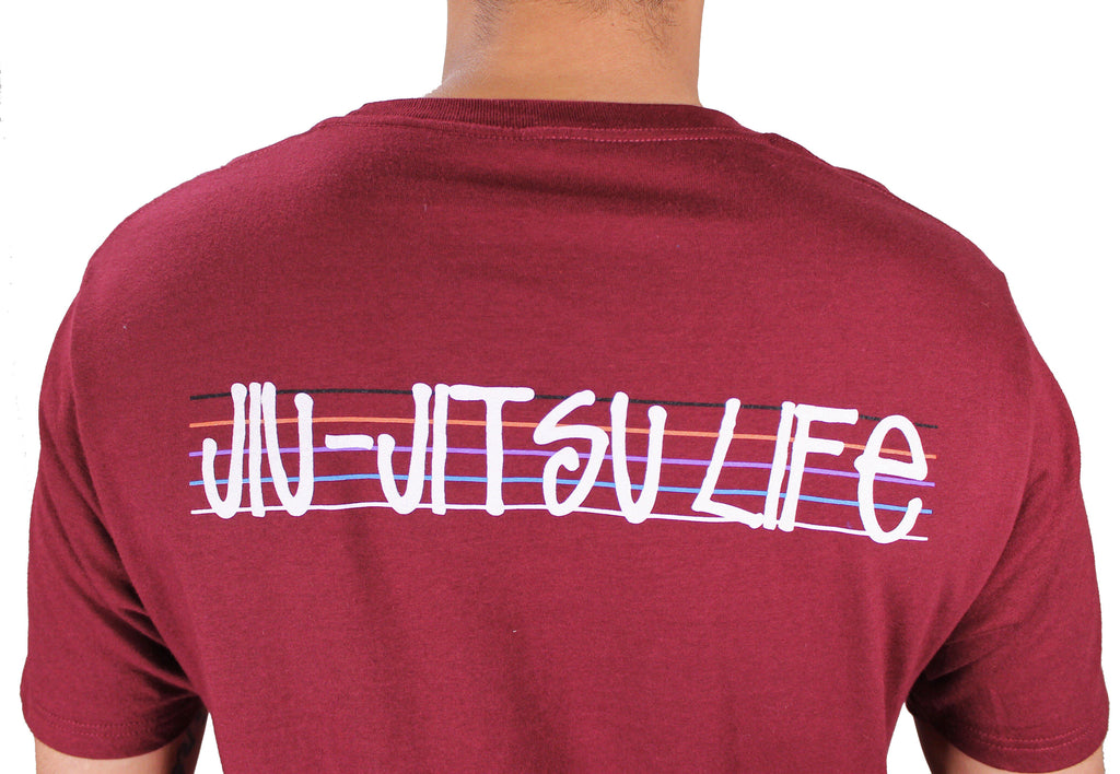 Shirts - Break Point Jiu Jitsu Life Shirt - The Order - Burgundy