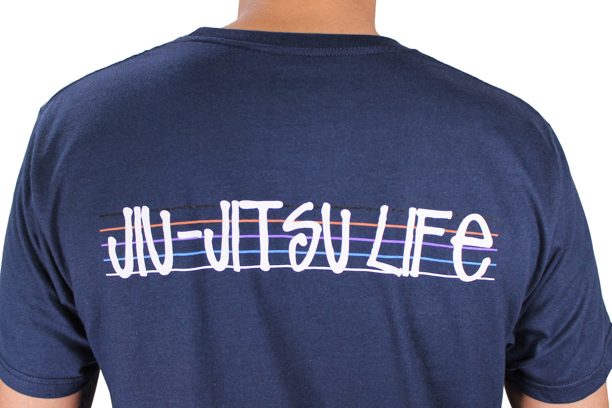 Shirts - Break Point Jiu Jitsu Life Shirt - The Order - Navy Blue