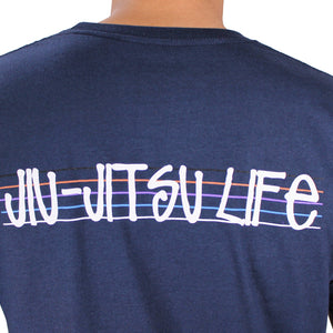 Shirts - Break Point Jiu Jitsu Life Shirt - The Order - Navy Blue