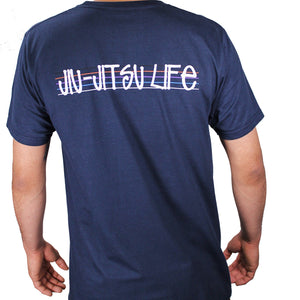 Shirts - Break Point Jiu Jitsu Life Shirt - The Order - Navy Blue