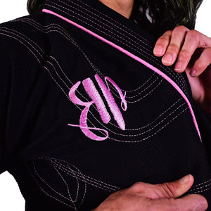 Women's Gis - Break Point BP Diamond Girls Jiu-Jitsu Gi - Black